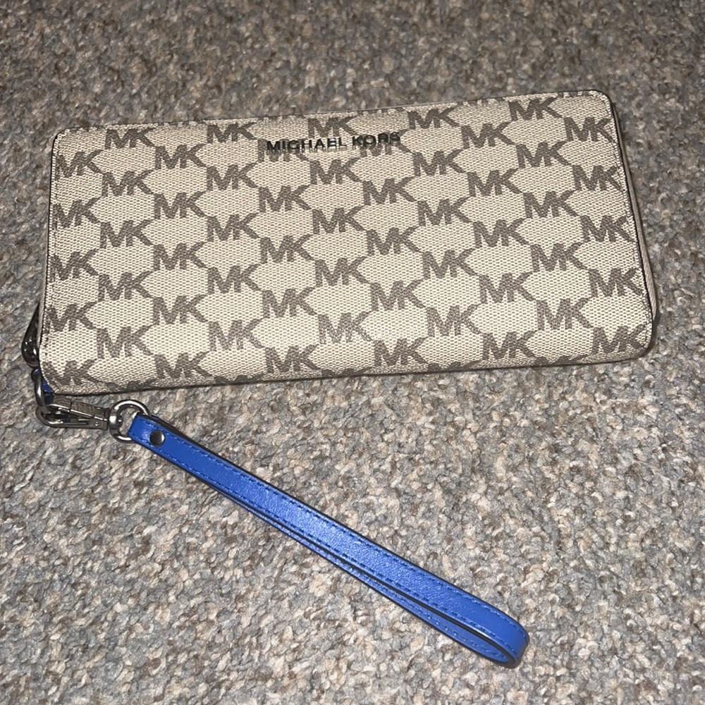 Michael Kors wristlet wallet.